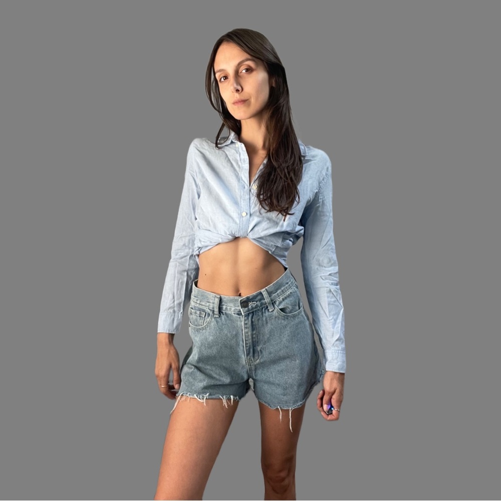 Boohoo Tall Cut Off Shorts